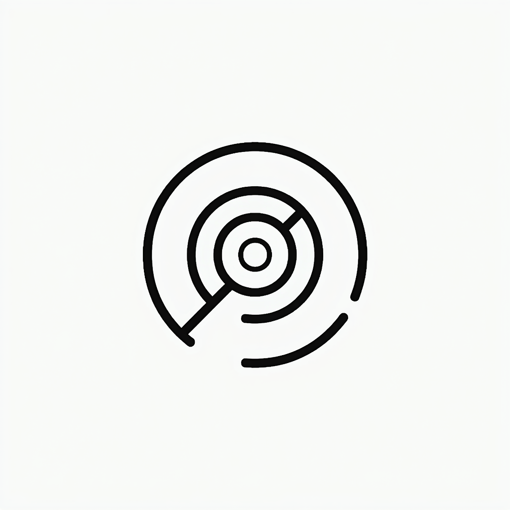 Minimalist flat logo for MVP GrowthOps with simple geometric monogram and clean sans serif text, suitable for a modern B2B consulting brand